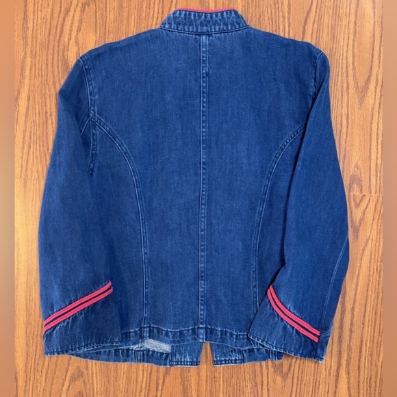 Vintage Distressed Ralph Lauren Womens XL Jacket Military Band Double Breasted - Picture 8 of 9
